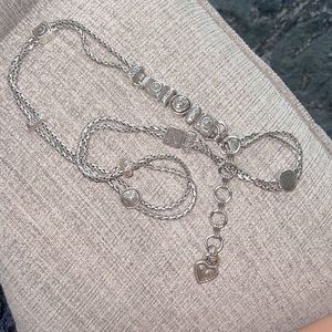 Brighton silver chain belt